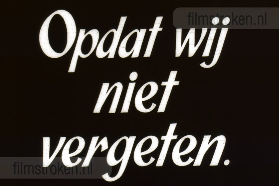 Opdat Wij Niet Vergeten Opdat Wij Niet Vergeten