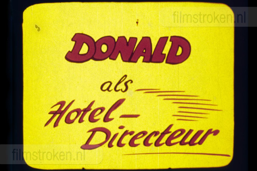Donald als Hotel-Directeur Donald als Hotel-Directeur