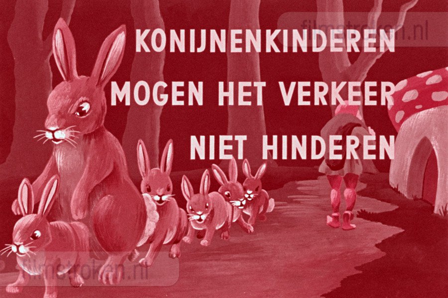 Konijnenkinderen Mogen het Verkeer Niet Hinderen Konijnenkinderen Mogen het Verkeer Niet Hinderen