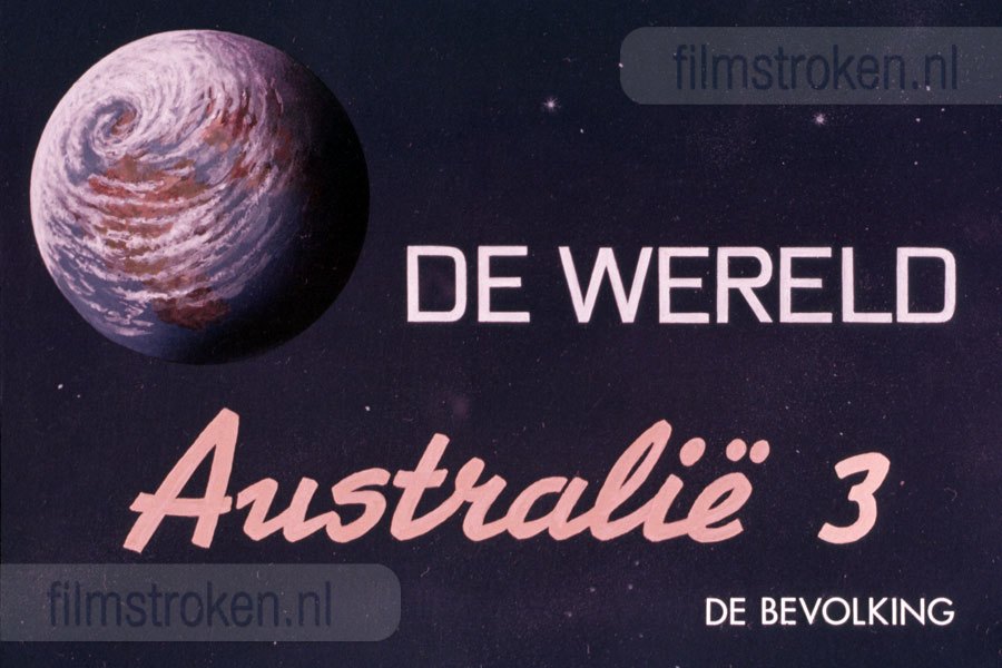 Australië 3 - De Bevolking Australië 3 - De Bevolking